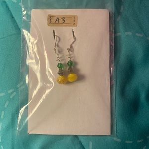 handmade earrings made with sterling silver